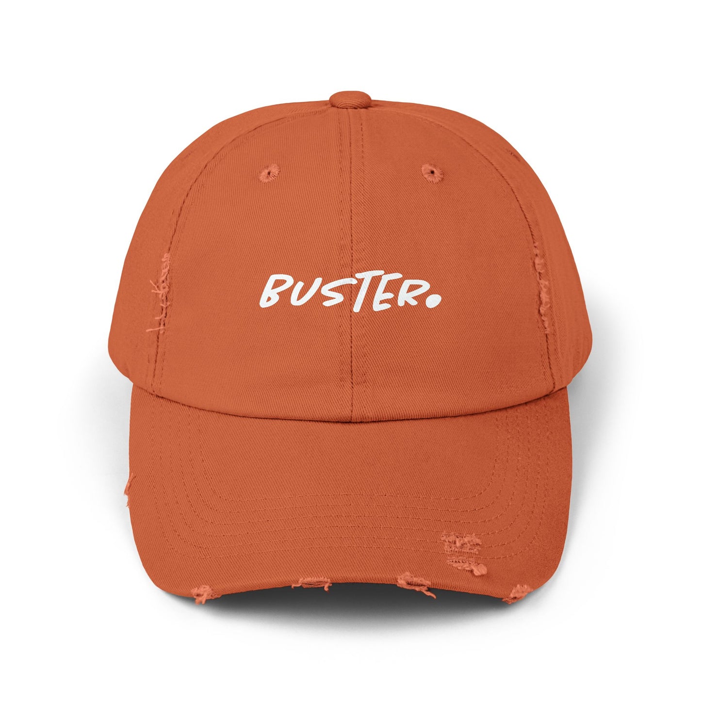 White Buster. Logo Cap