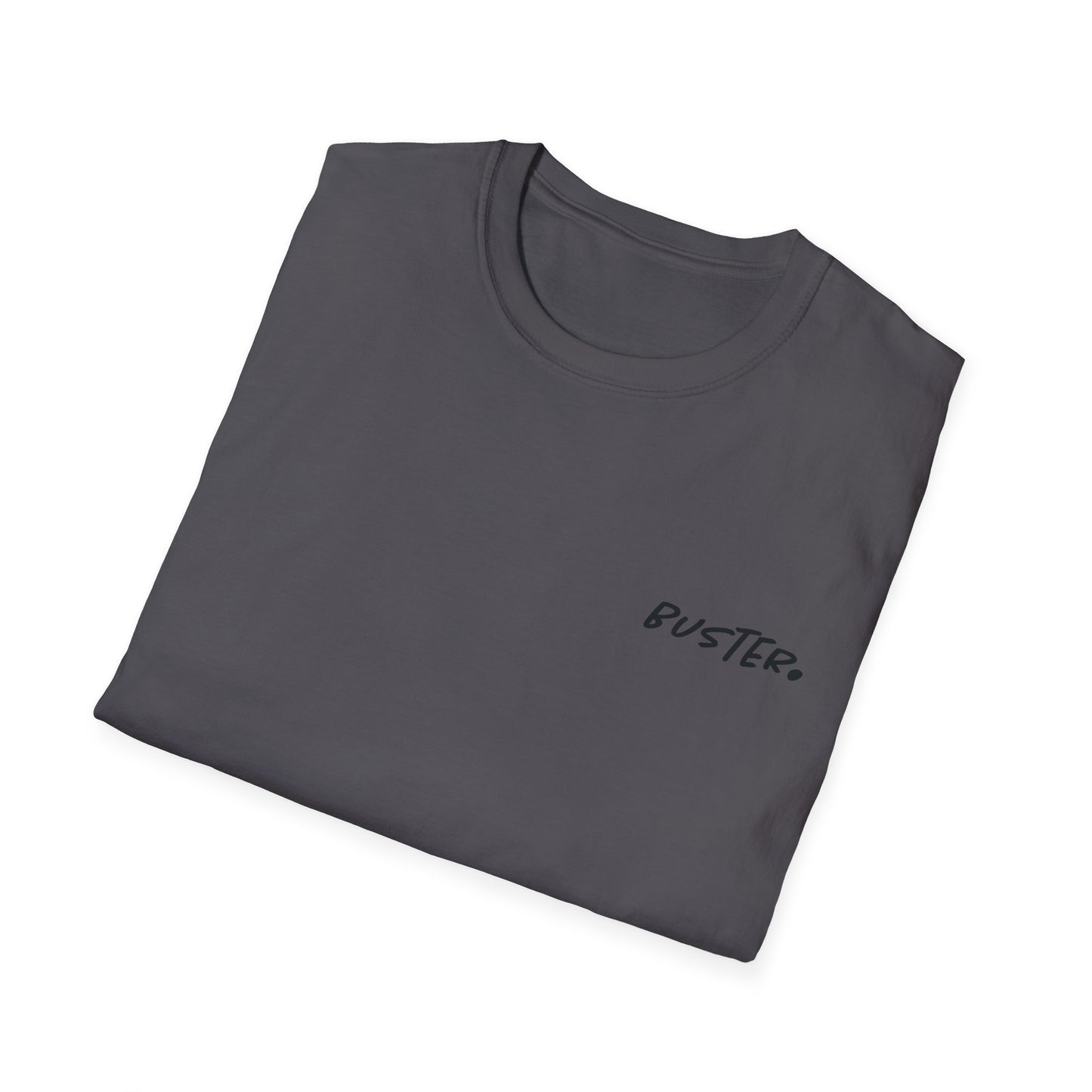 double sided black logo T-shirt