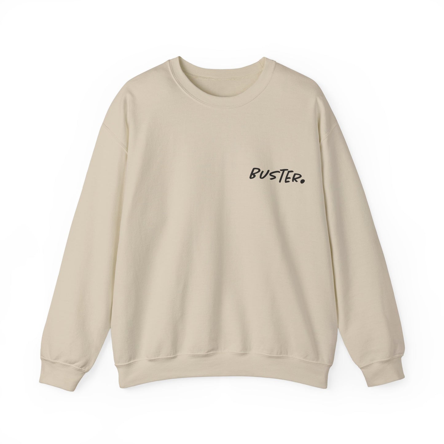 double sided white logo-sweater