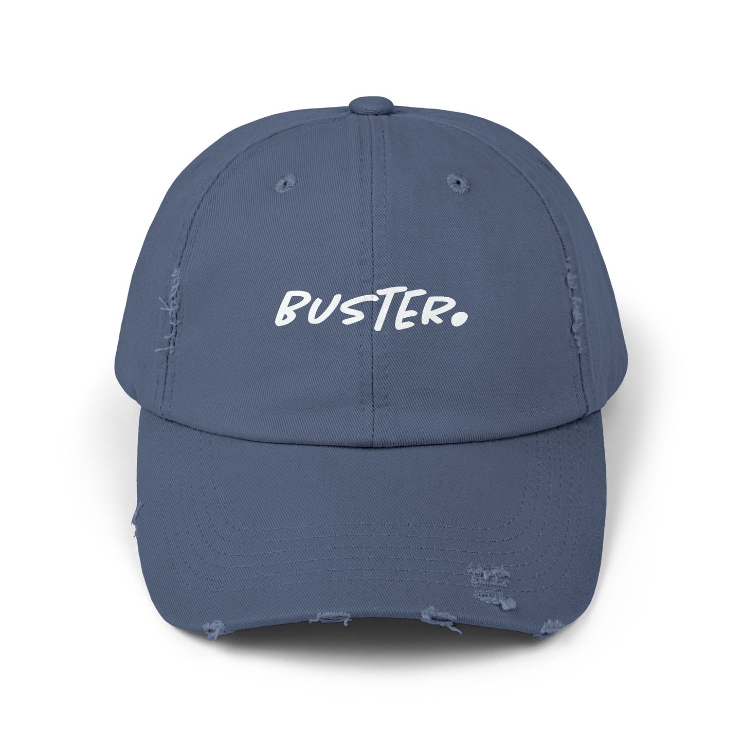 White Buster. Logo Cap