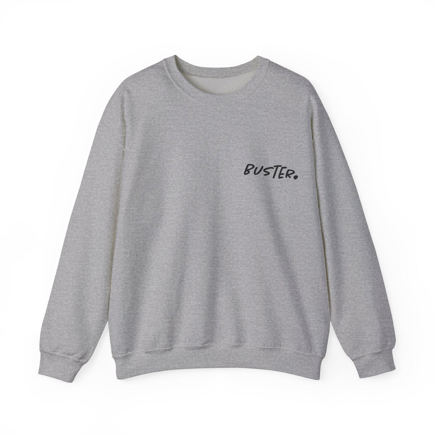 double sided white logo-sweater