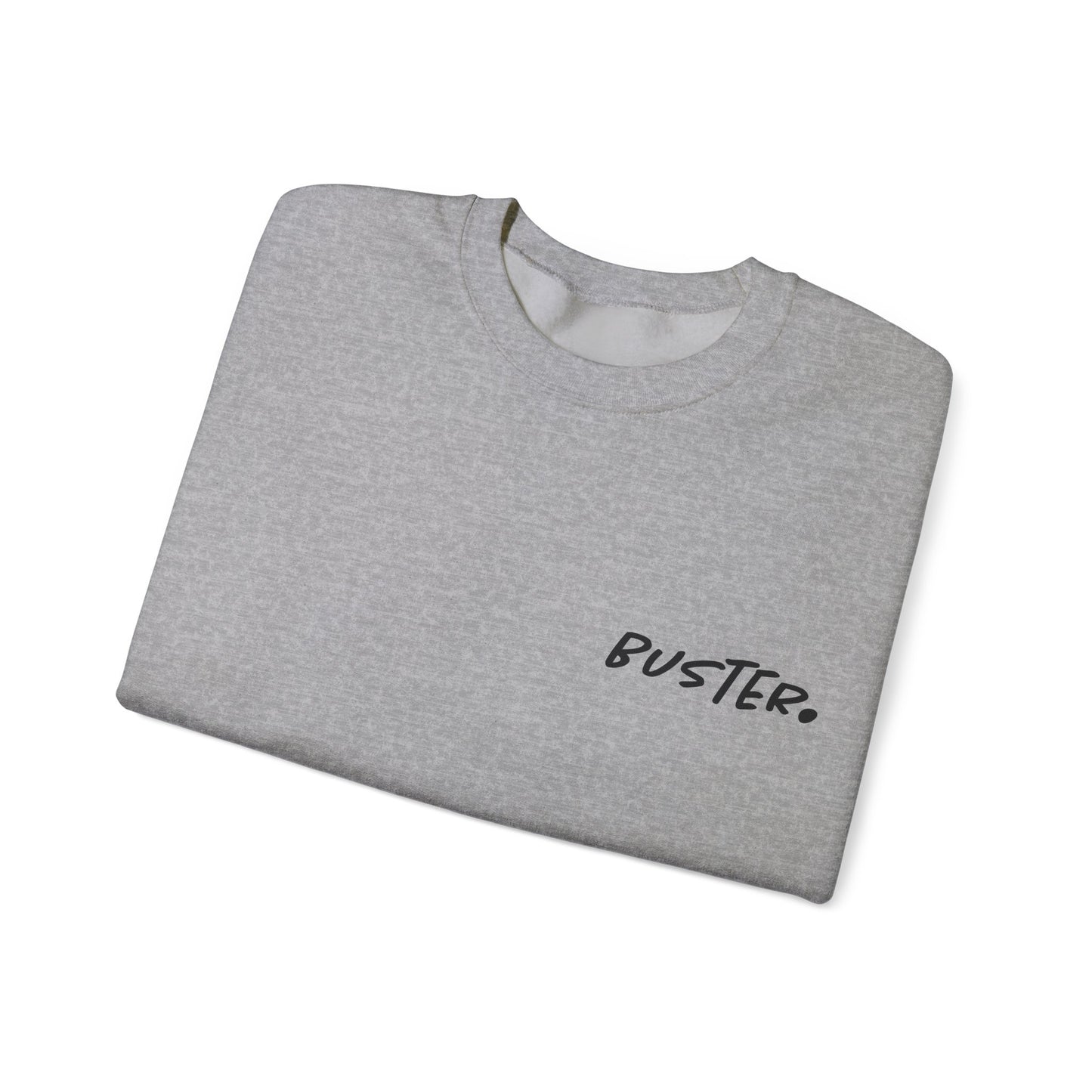 double sided white logo-sweater