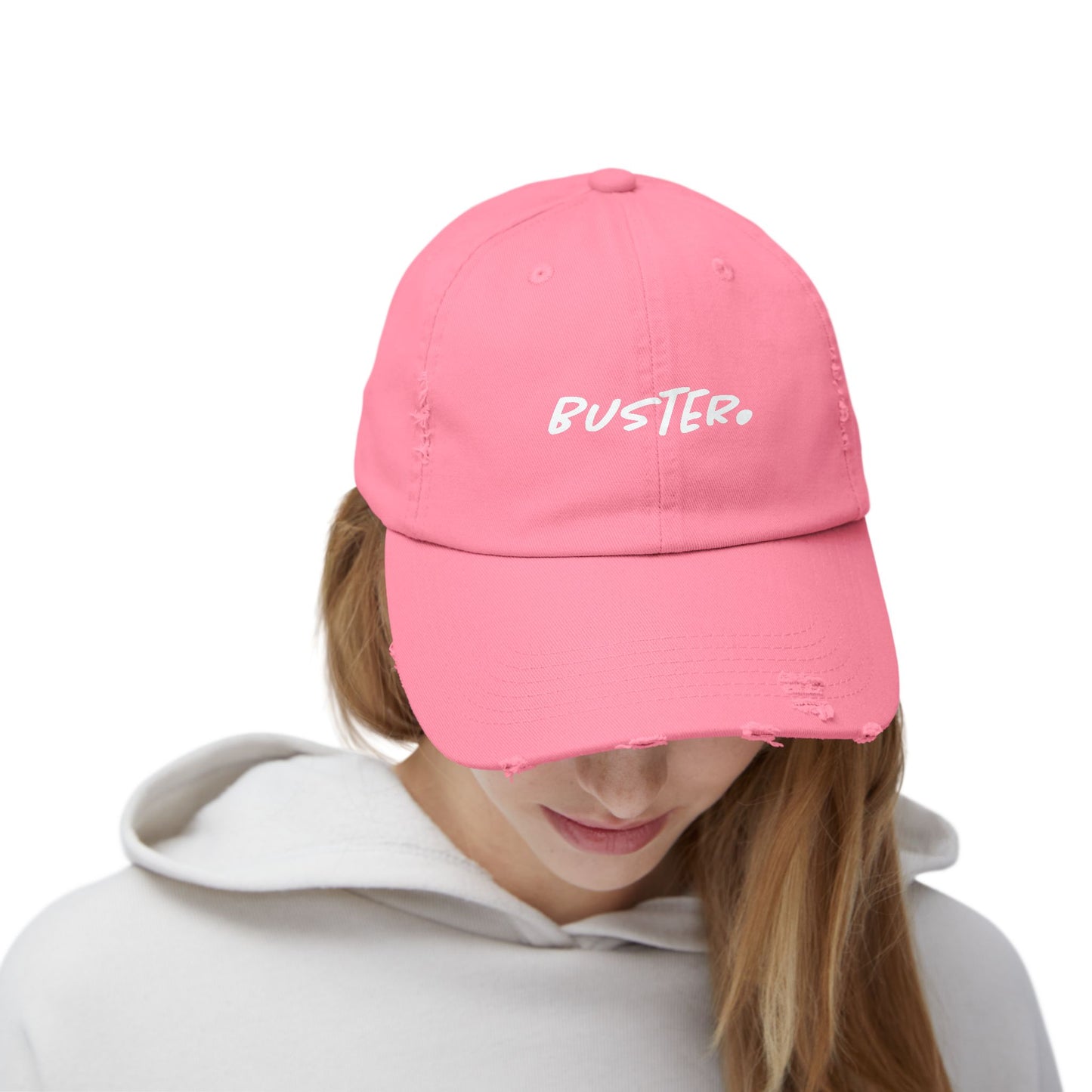 White Buster. Logo Cap